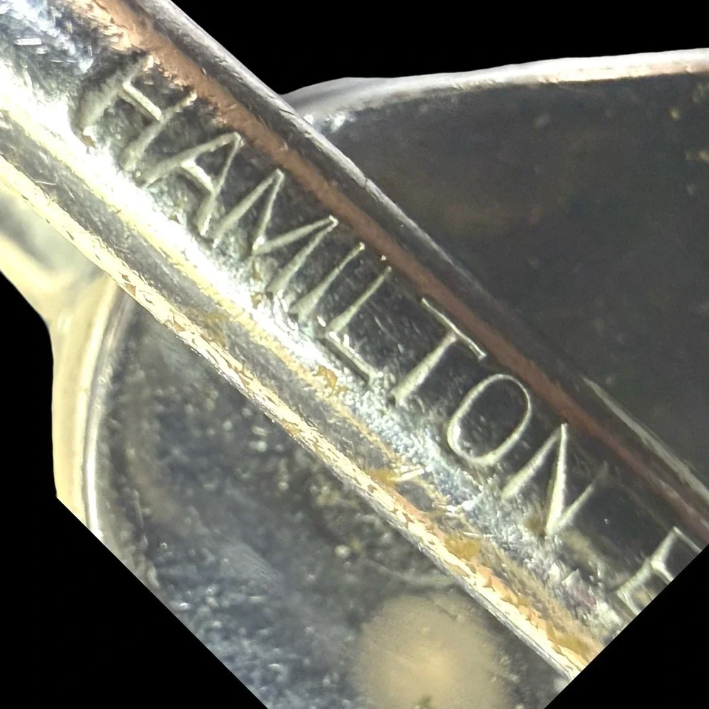 Vintage HAMILTON BEACH Ice Cream Scoop #31 Wood Handle pat #1862527 Size 8‎